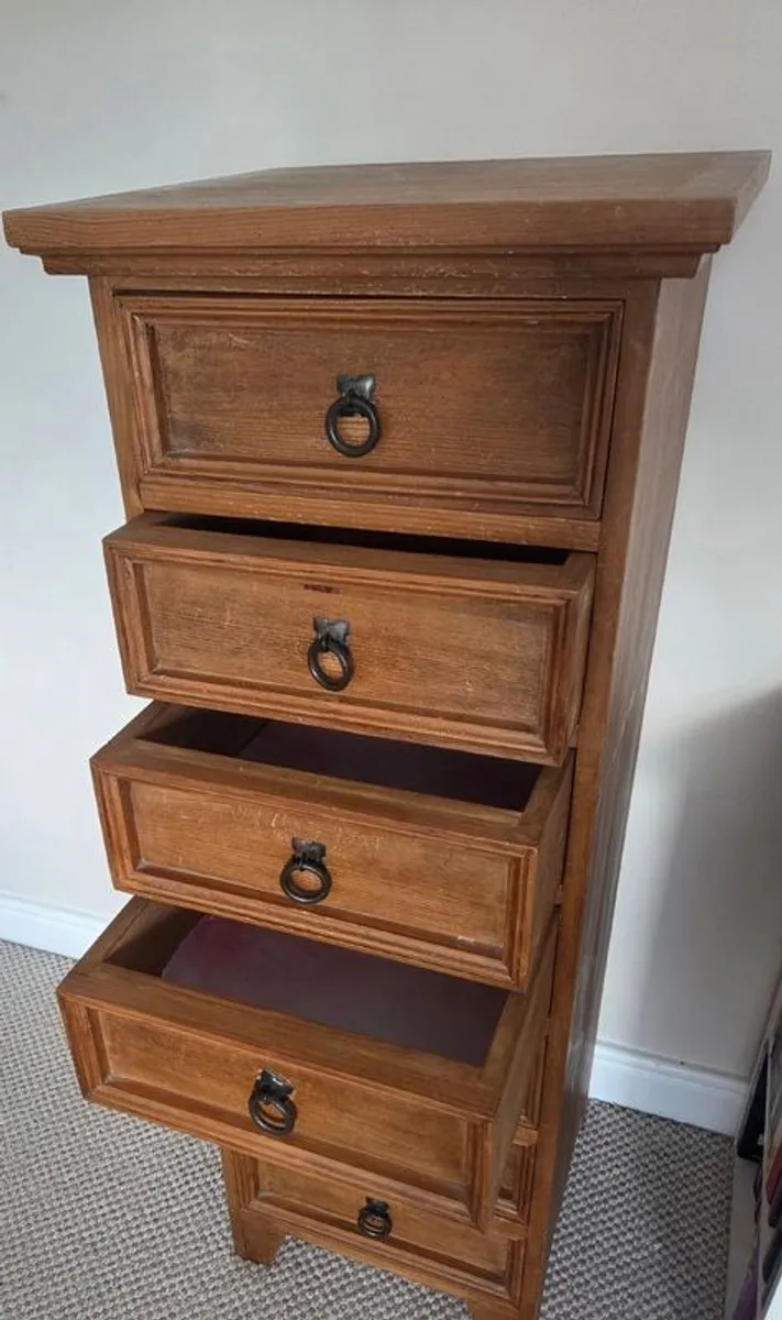 Tall boy 7-drawer unit - Image 2