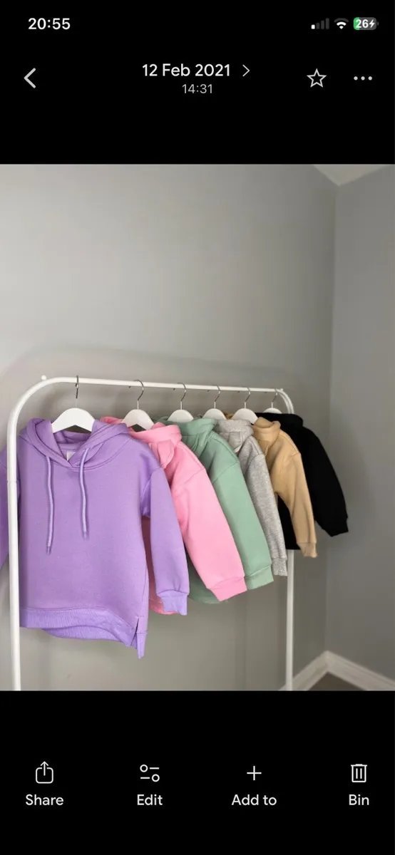 🧸250+ BRAND NEW CHILDREN’S BEAR HOODIES- JOB LOT - Image 1