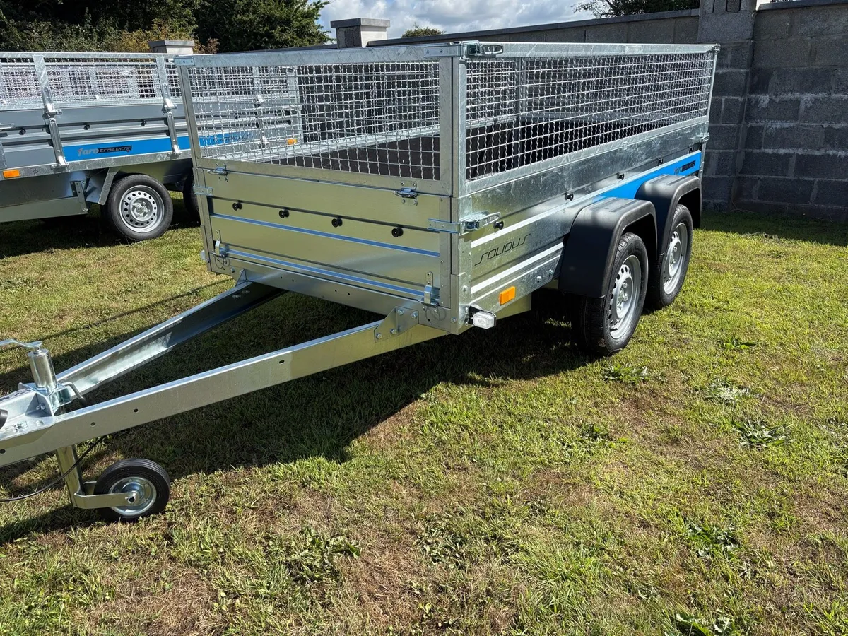 8.7 by 4 double axle trailer - Image 1