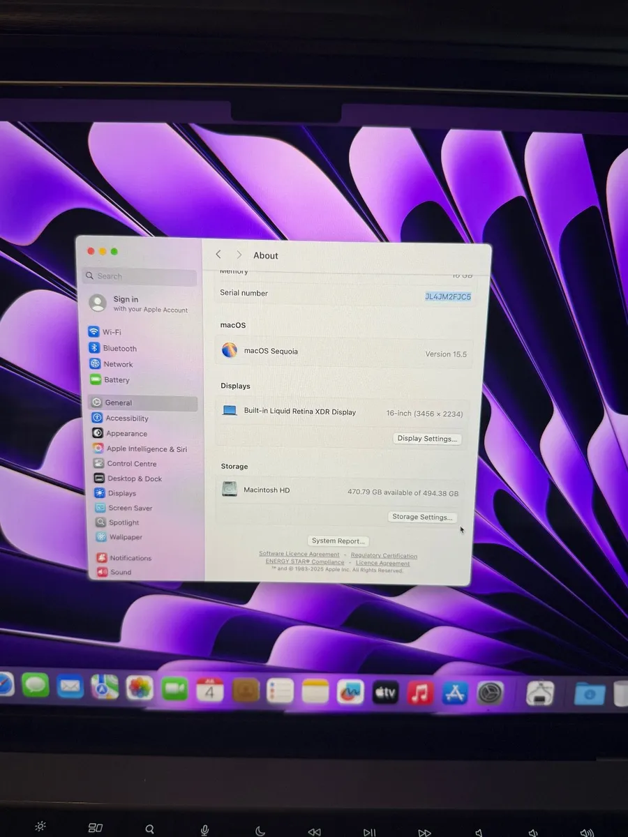 MacBook Pro 16 M1 Pro 2022 16GB/512SSD/57c - Image 2