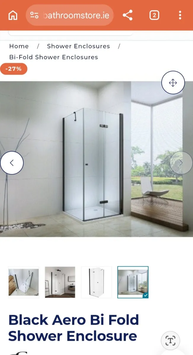 Glass Shower enclosure/doors - Image 1