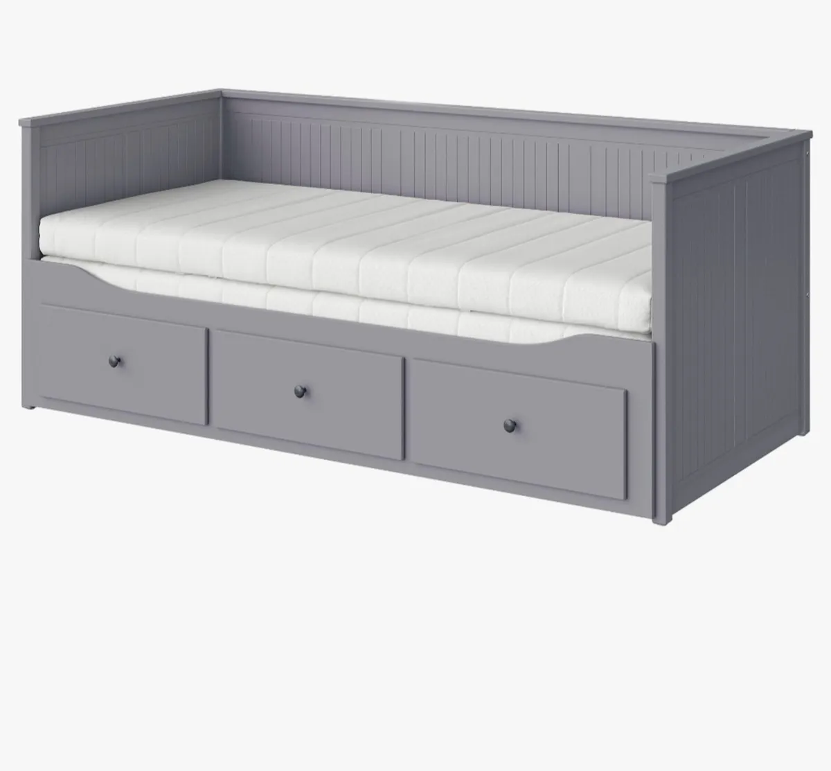 Day bed with 3 drawers and mattress