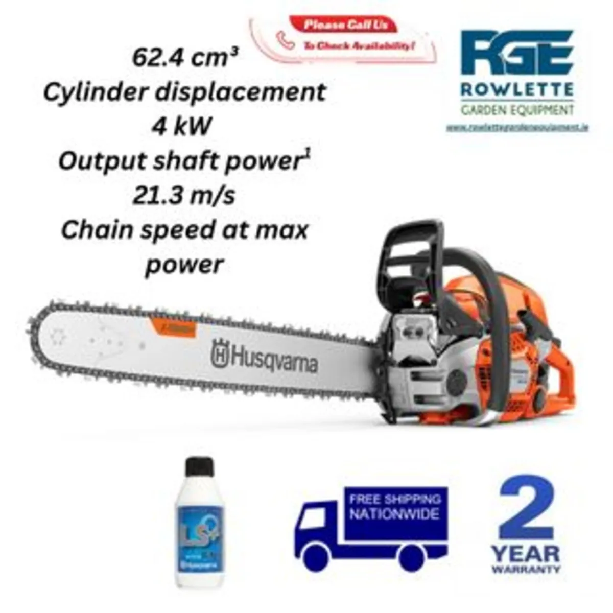 Husqvarna 564 XP Fuel Inject Professional Chainsaw