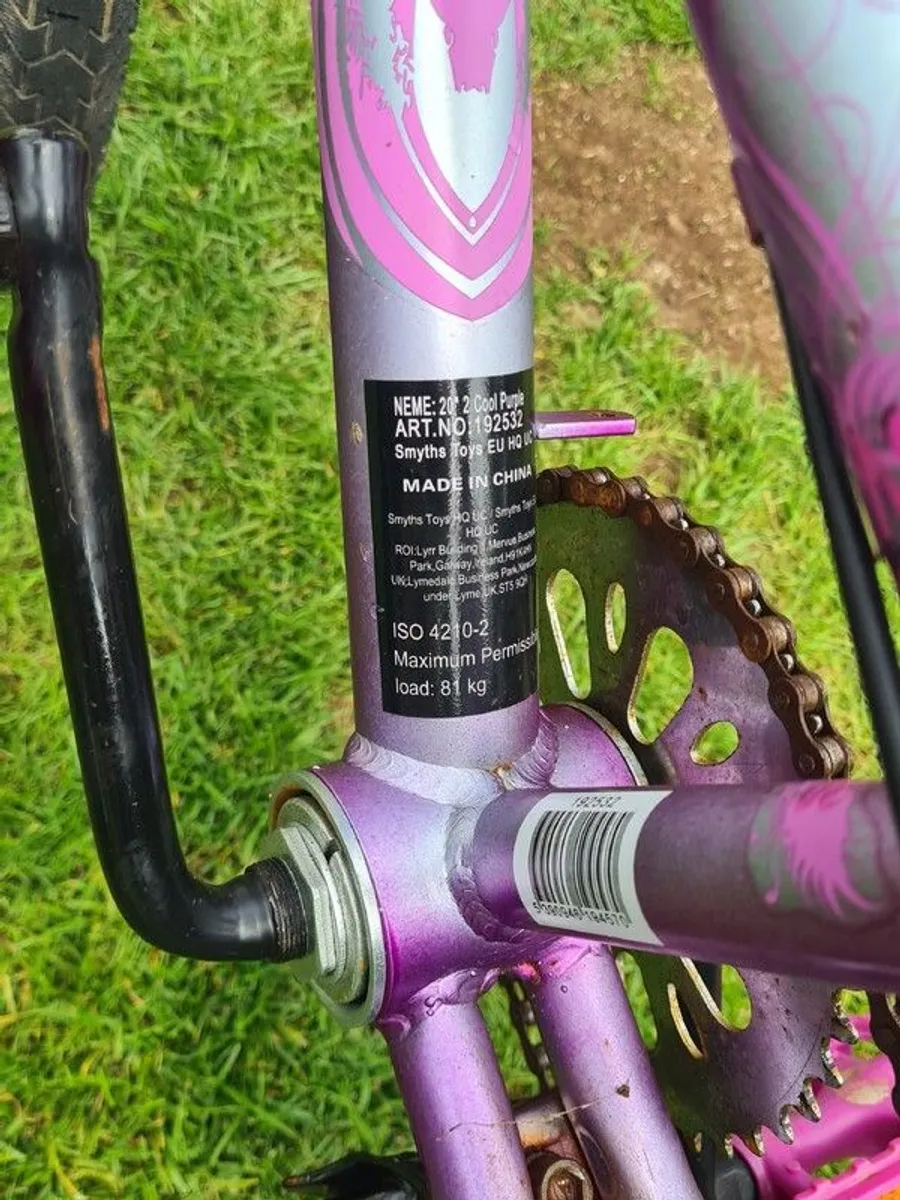 Kids Bike 20 Inch Verve - Purple - Image 2