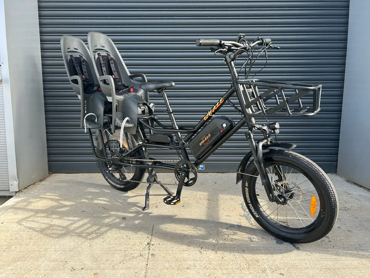 Whale longtail cargo electric bike 36v 250w - Image 1