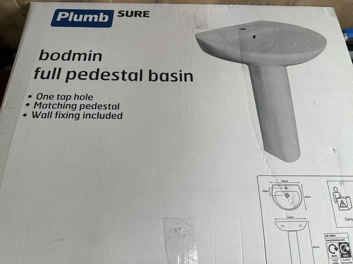 Bodmin Full Pedestal Basin