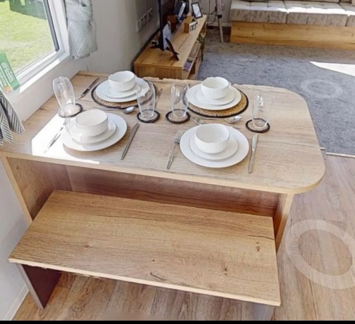 Table and benches - Image 1