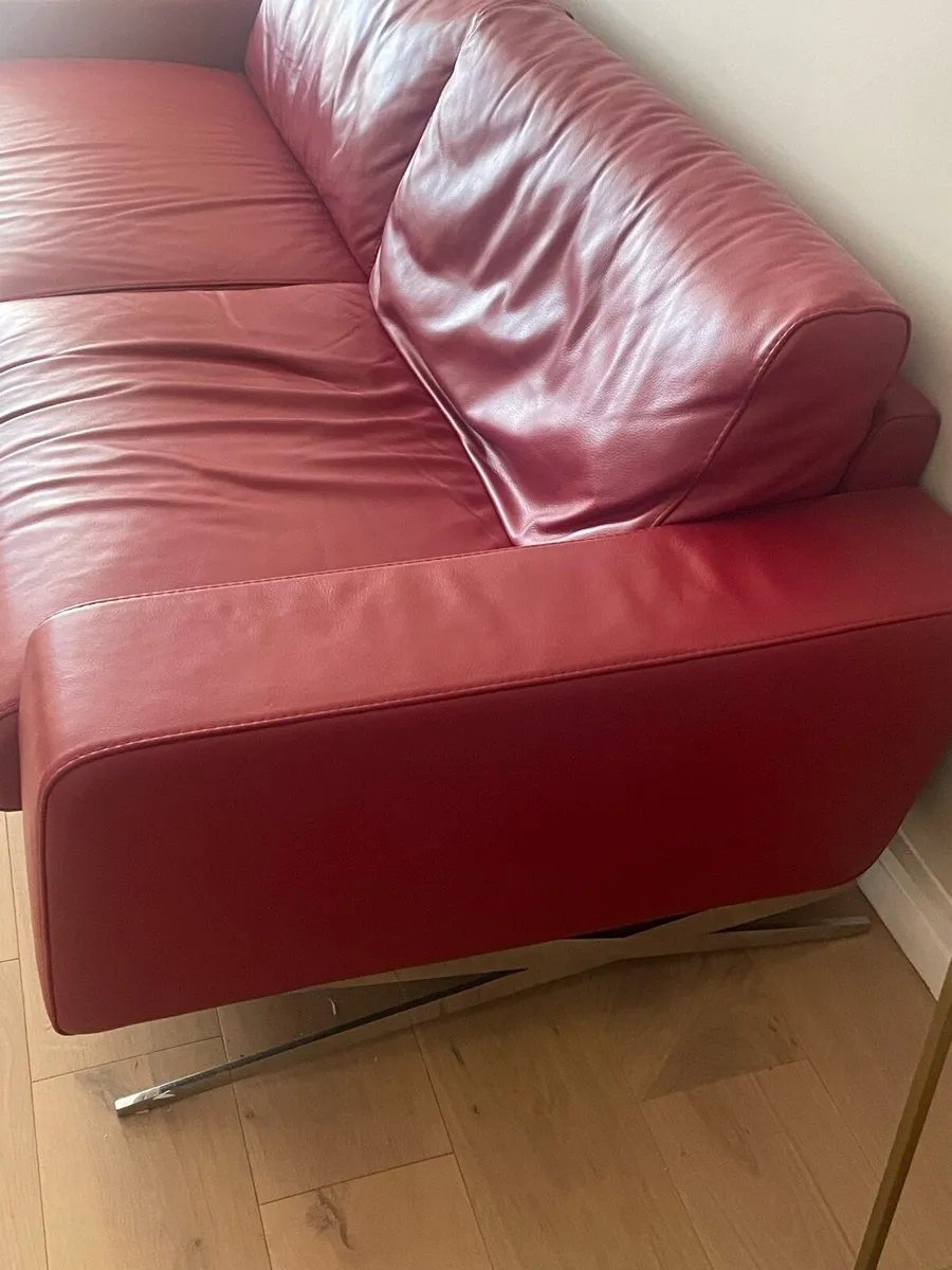 Roche Bobois Leather Sofa - Image 3