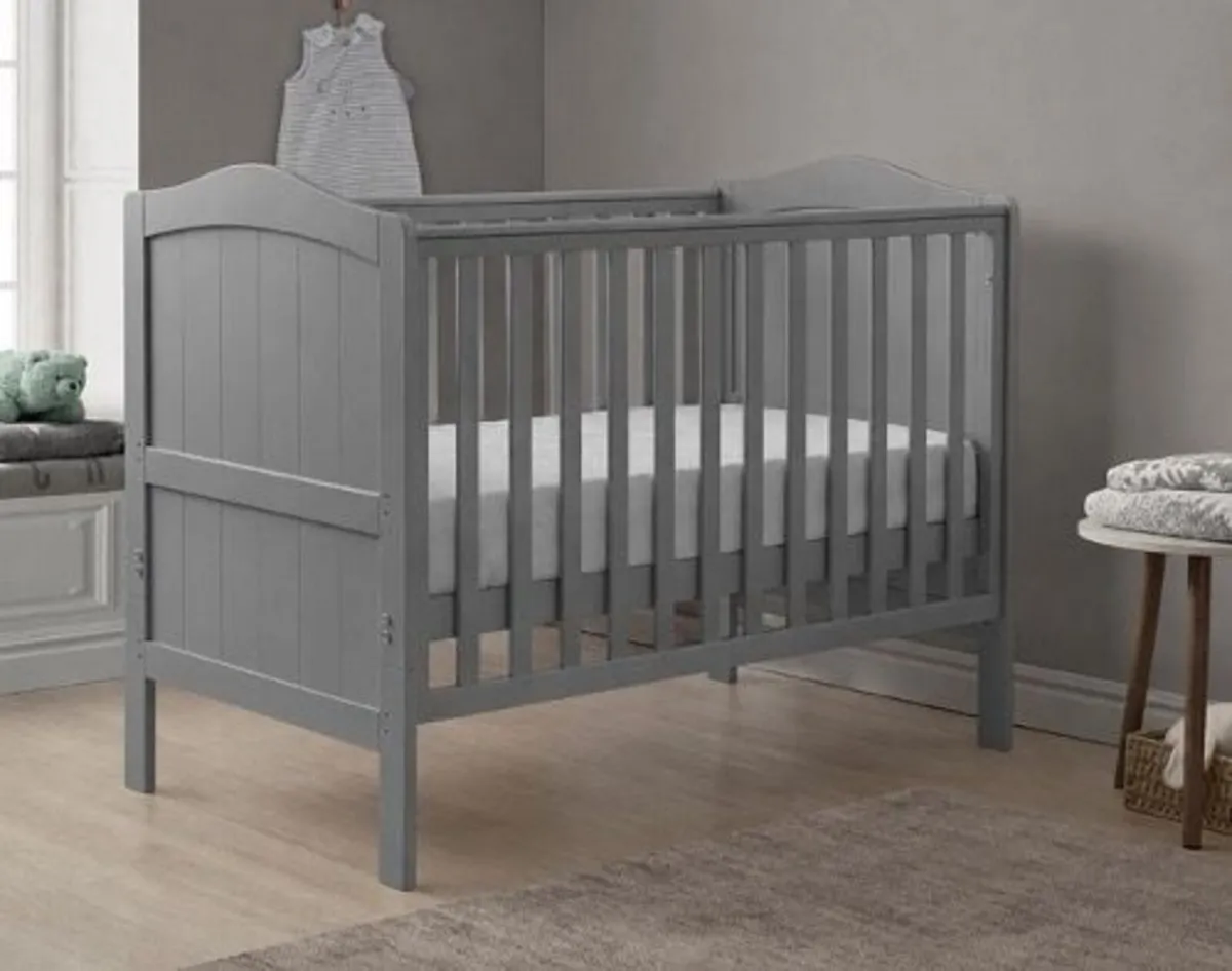 Baby Cot with Mattress - Image 2