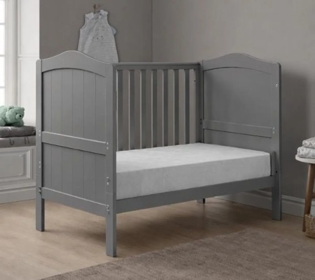 Baby Cot with Mattress - Image 4