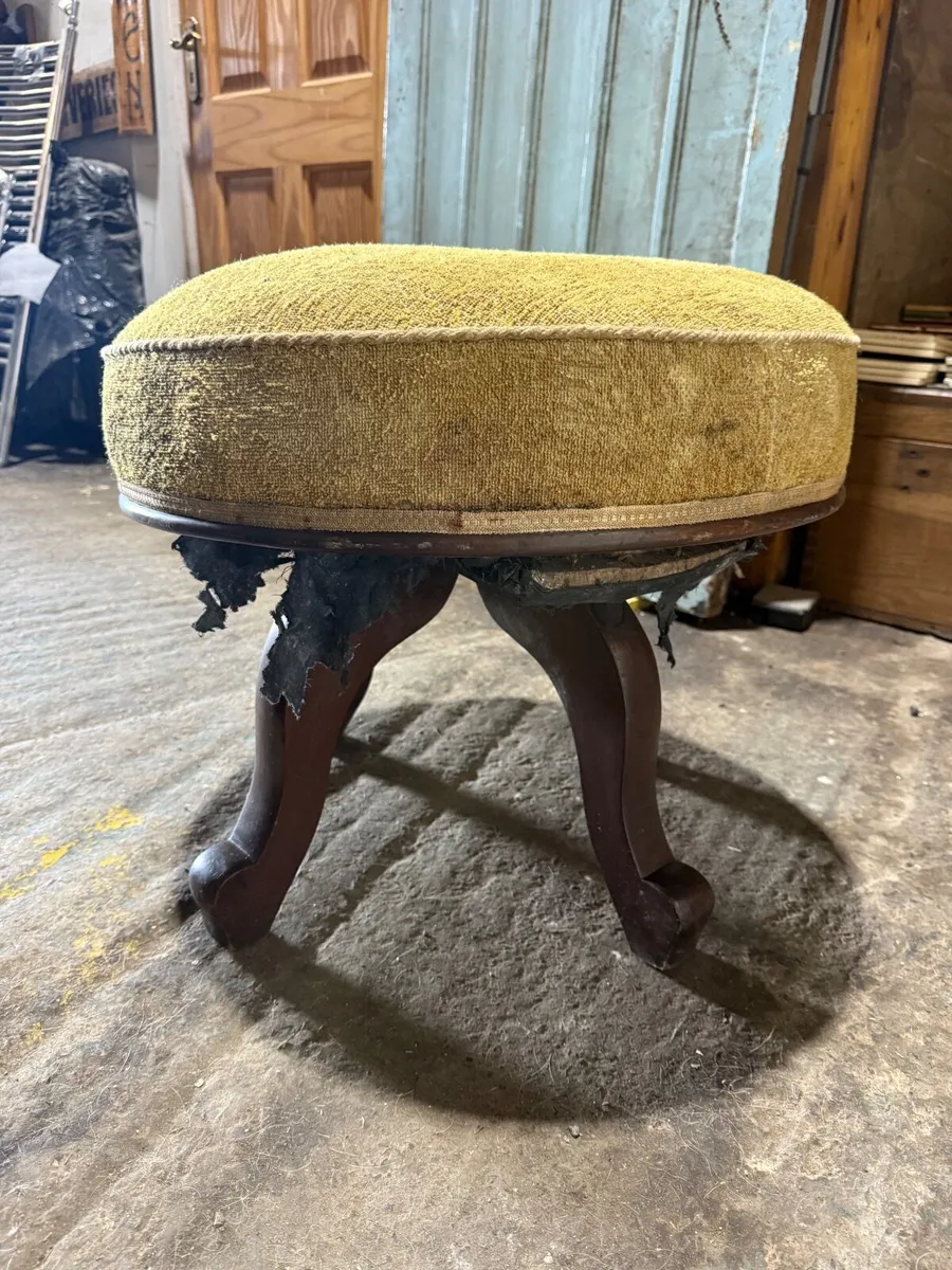 Antique Georgian Piano Stool. - Image 3