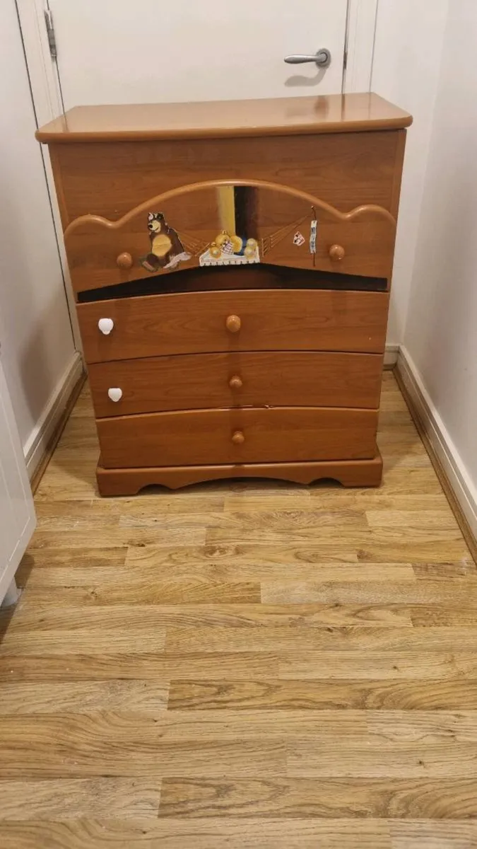 Baby chest of drawers with top storage bo - Image 1
