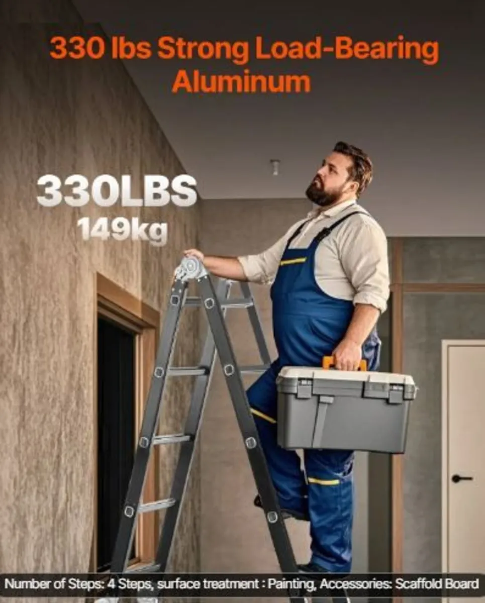 Multi-Purpose Folding Ladder, 7-in-1 Tall - Image 3