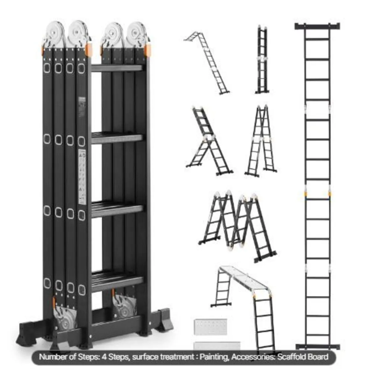 Multi-Purpose Folding Ladder, 7-in-1 Tall - Image 1