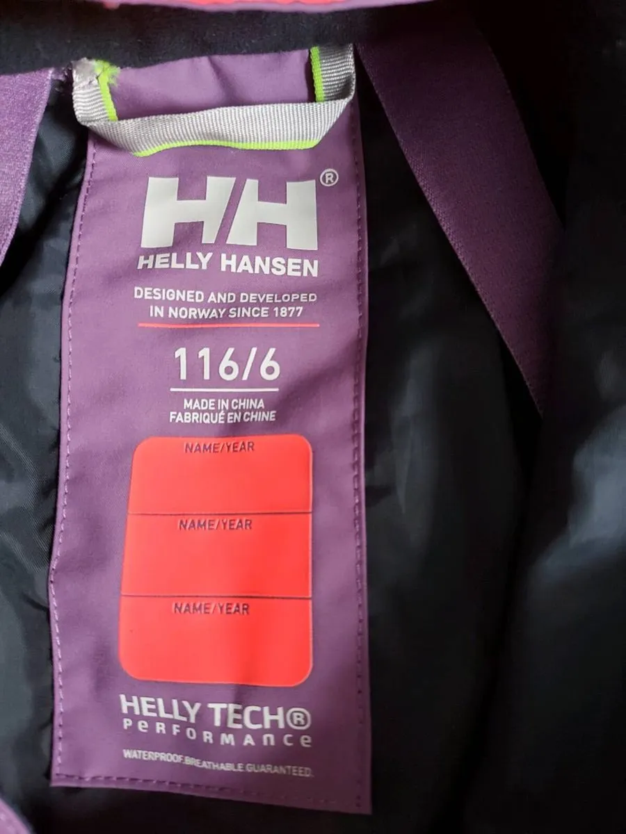 Helly Hansen insulated winter suit size116/6 - Image 3