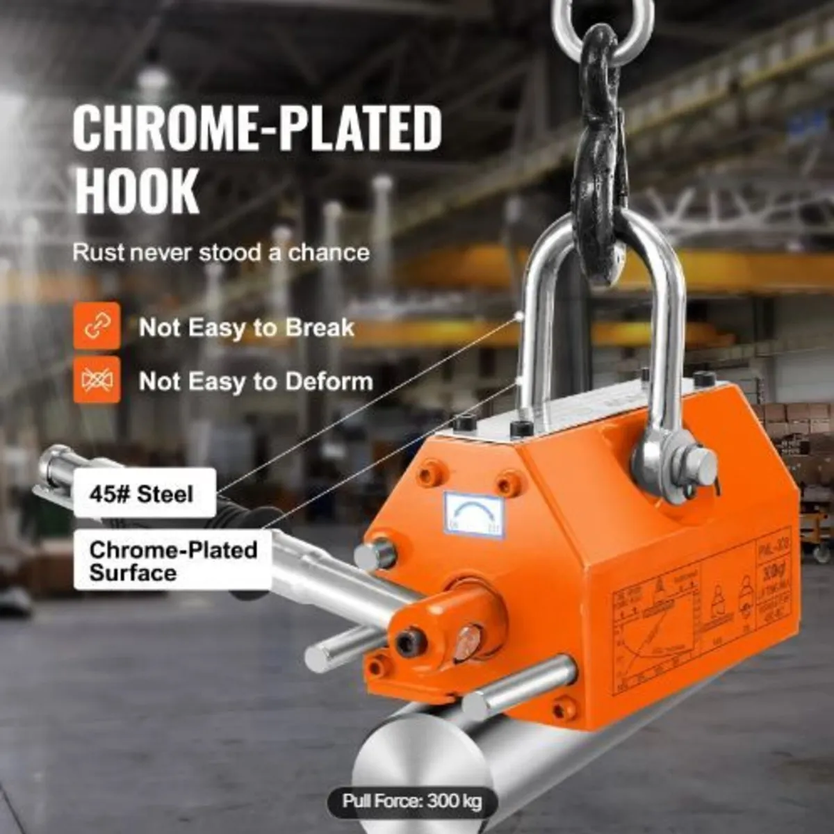 Magnetic Lifter, 660 lbs/300 kg Pulling Capacity - Image 3