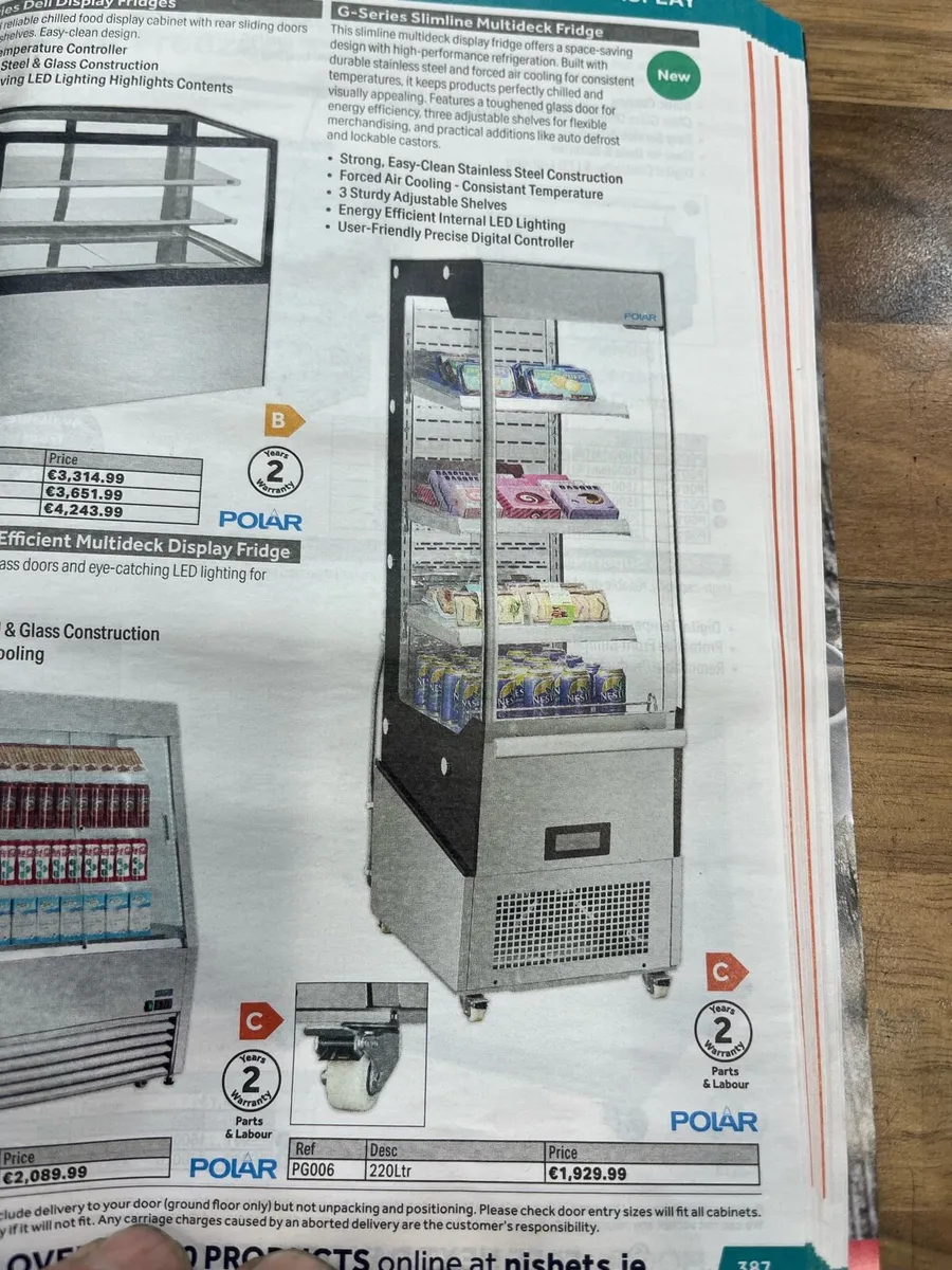 Slimline multideck fridge - Image 1