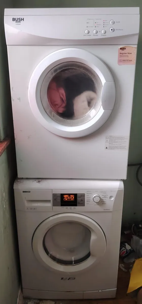 Fridge-Freezer, washing machine, dryer, microwave, - Image 1