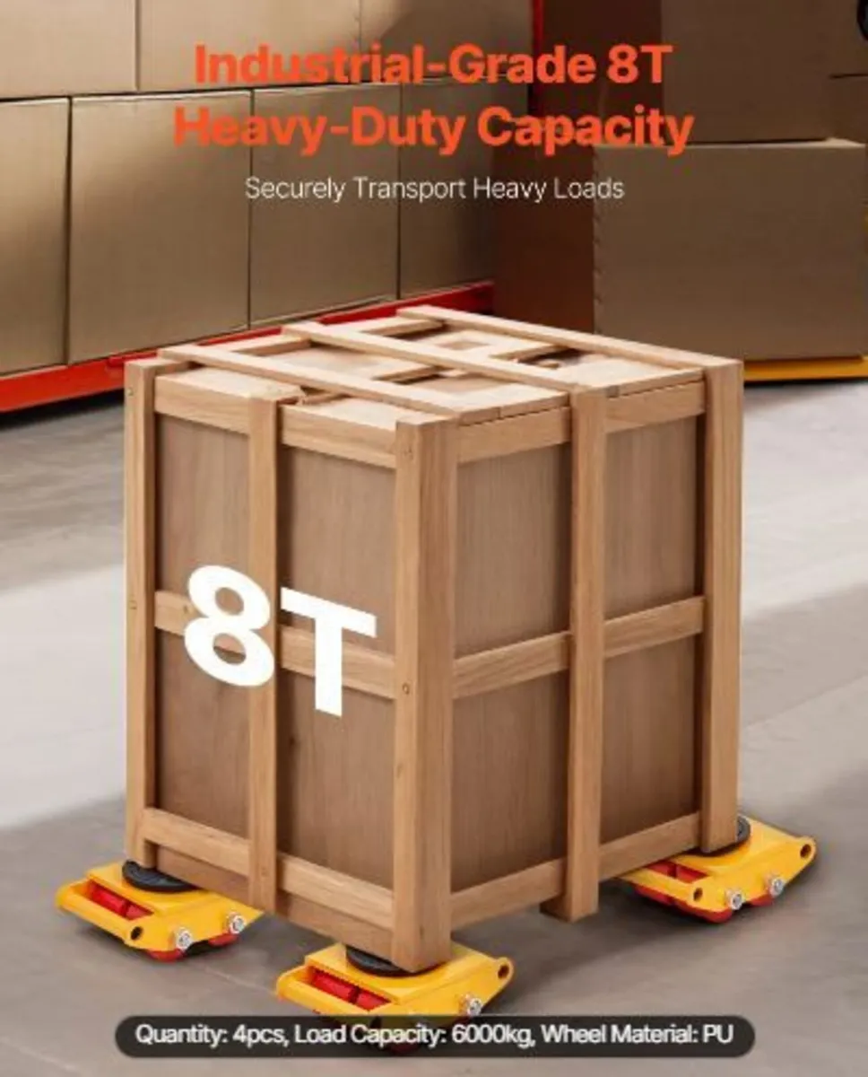 4PCS Machinery Skate Dolly - Image 2