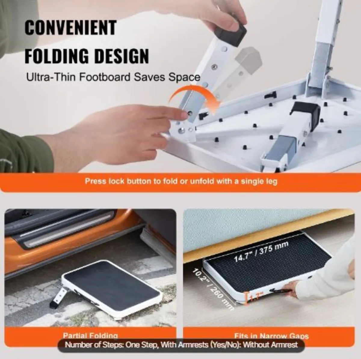 Step Stool 1-Step 150KG Capacity - Image 4