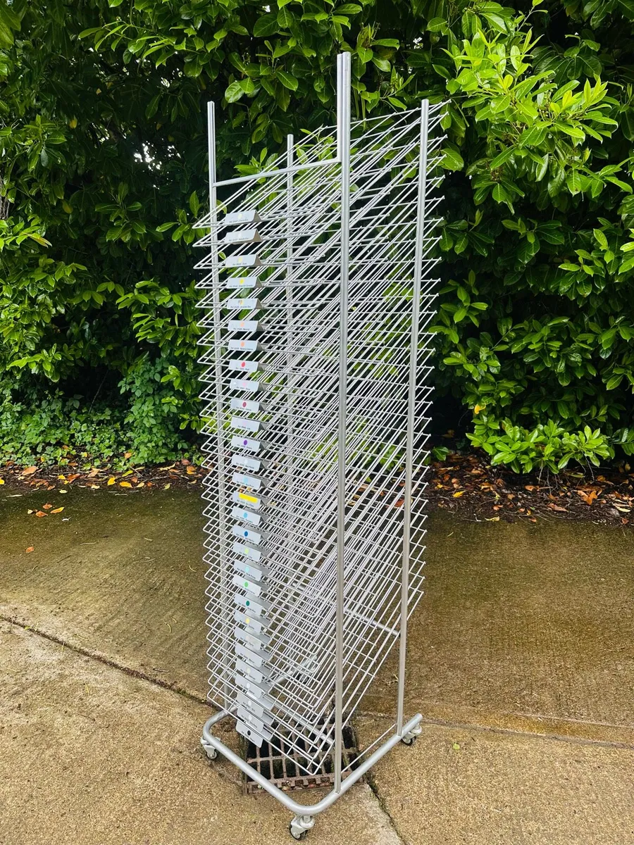 LARGE SHOP PAPER RACK DRYING RACKS - Image 1
