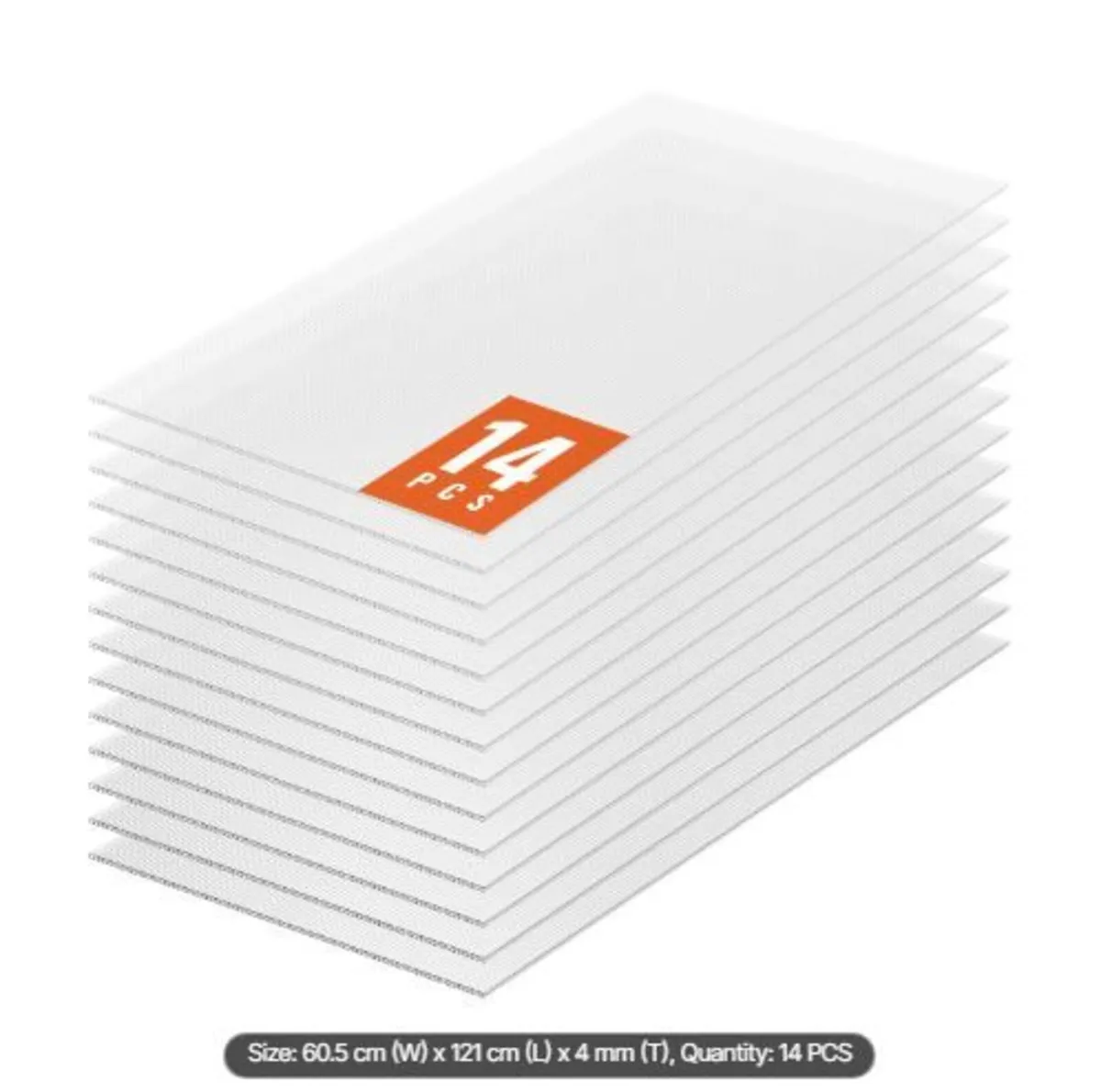 14 Pack Polycarbonate Greenhouse Panels - Image 1
