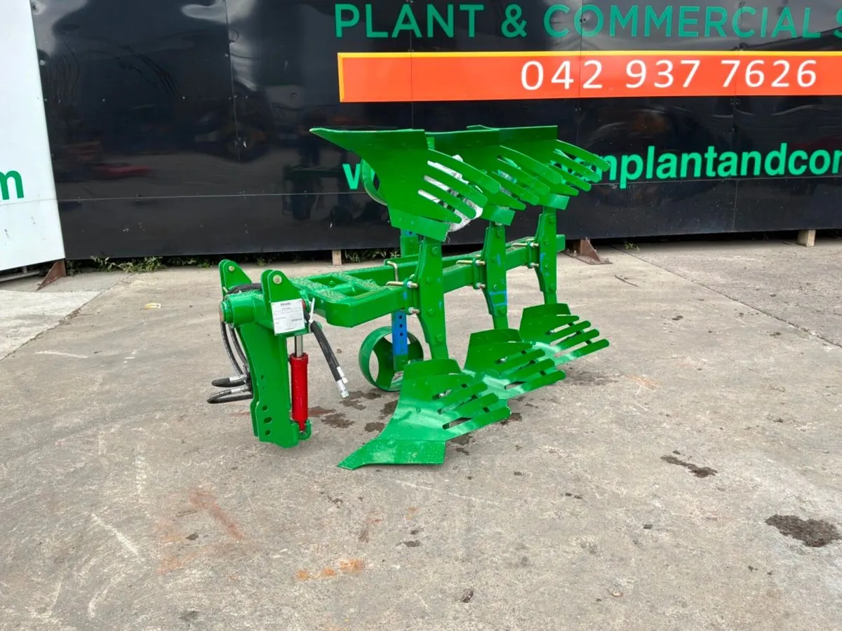3 Furrow Reversible Plough...1303....Harrow - Image 1