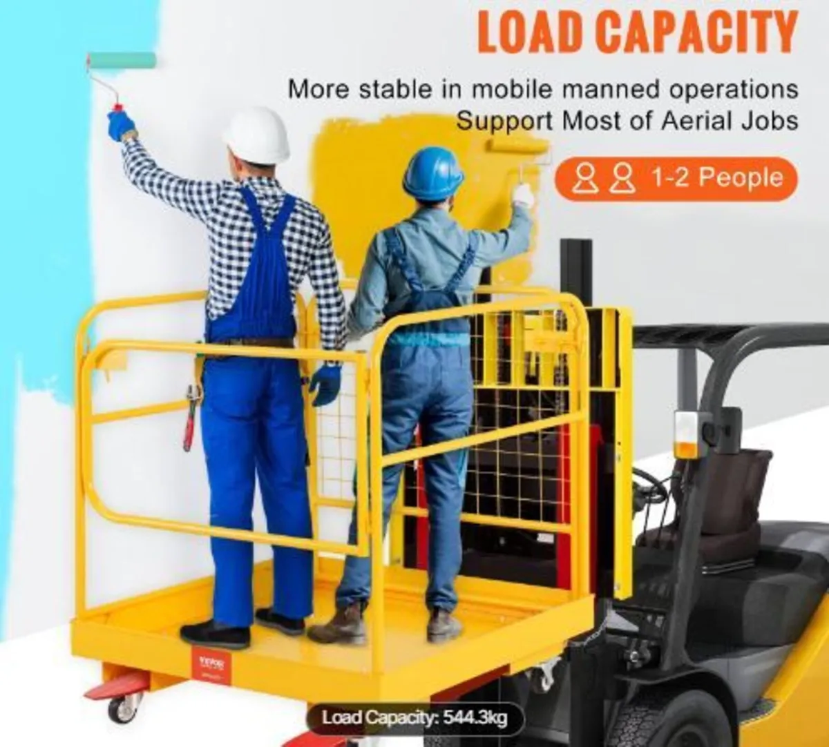 Forklift Safety Cage, 544.3 kg Load Capacity - Image 3