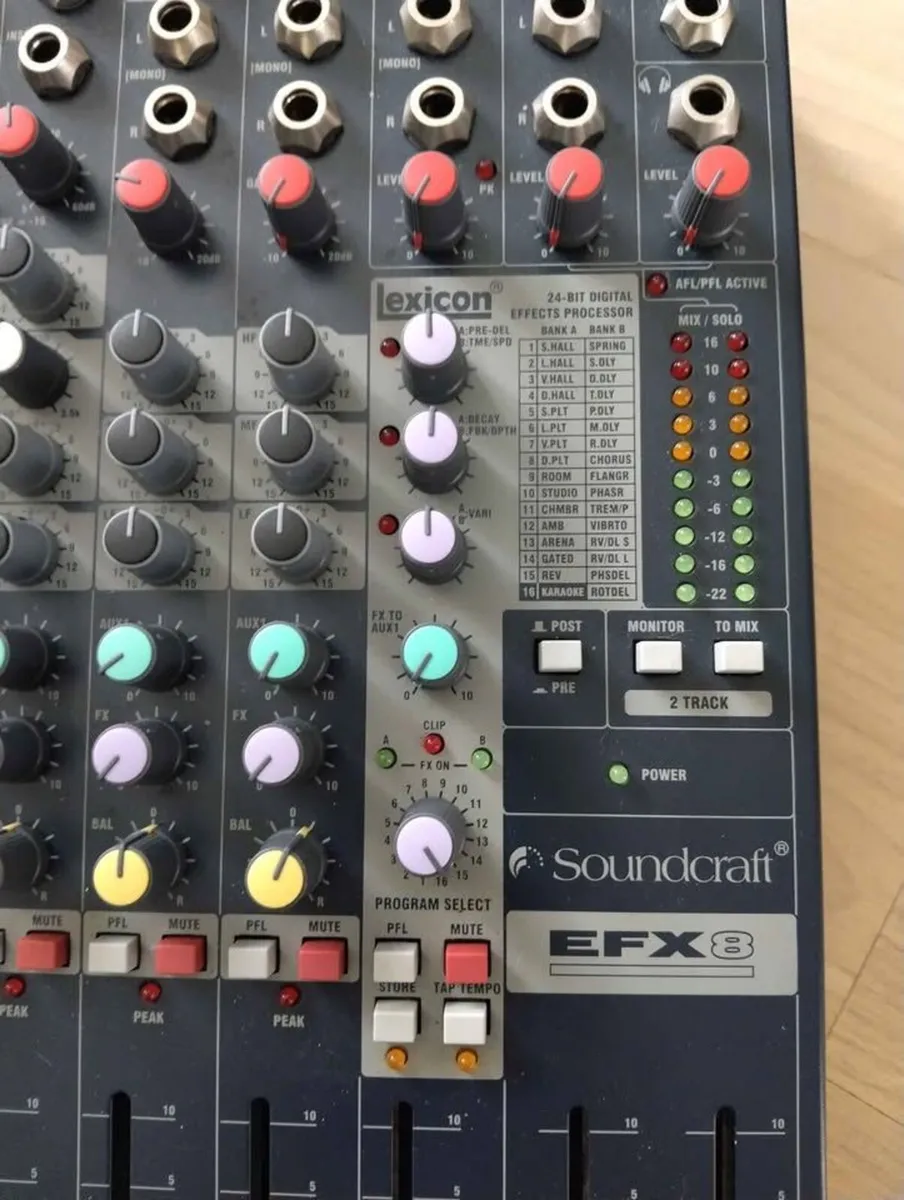 SOUNDCRAFT EFX MIXING DESK CONSOLE - Image 3