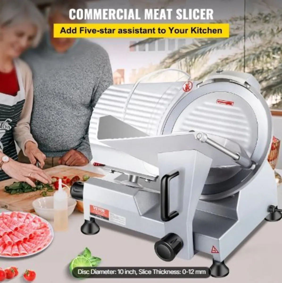 Commercial Meat Slicer, 240W - Image 2