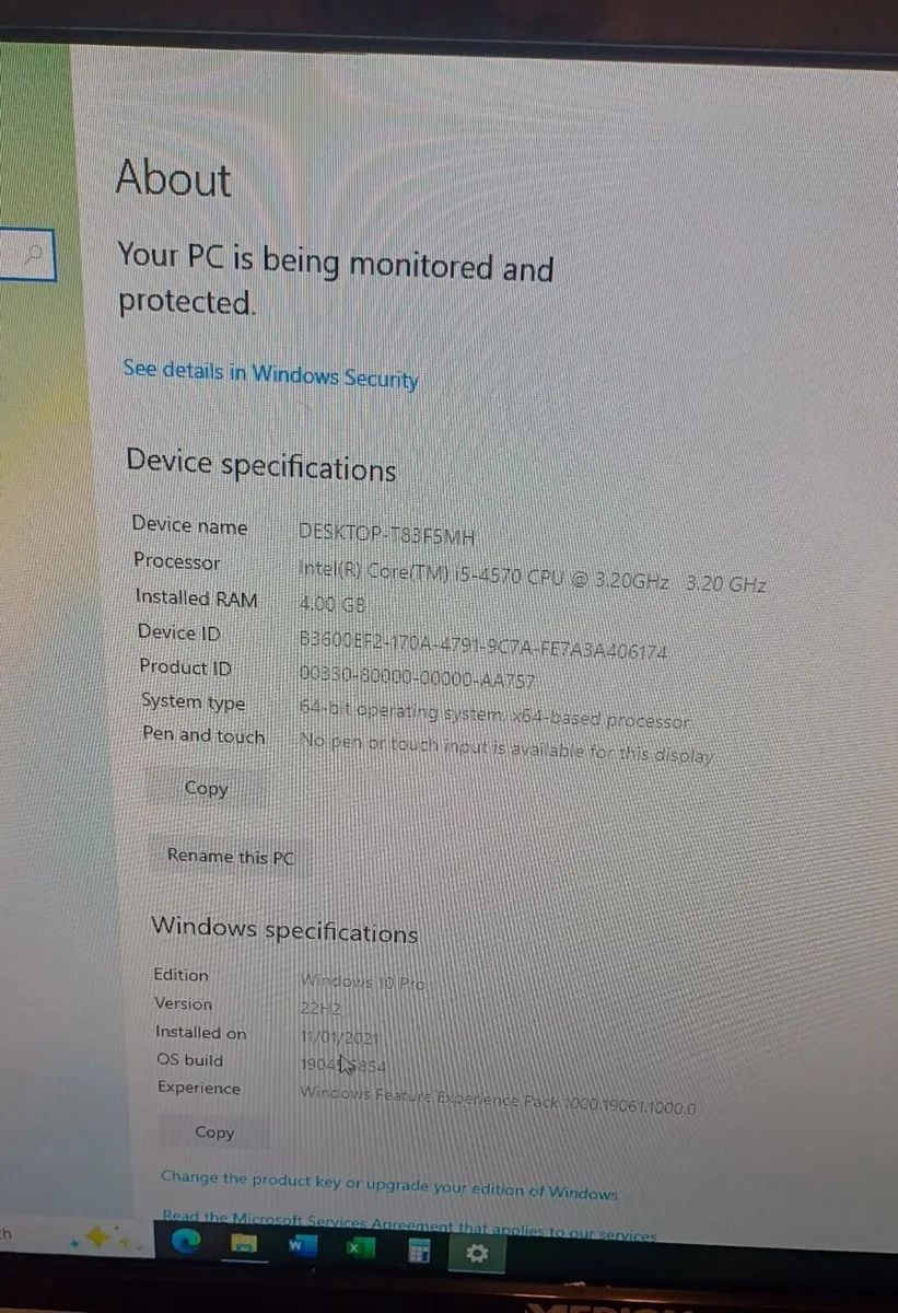 HP Prodesk 600 desktop PC i5, 500 GB Window 10 Pro - Image 3