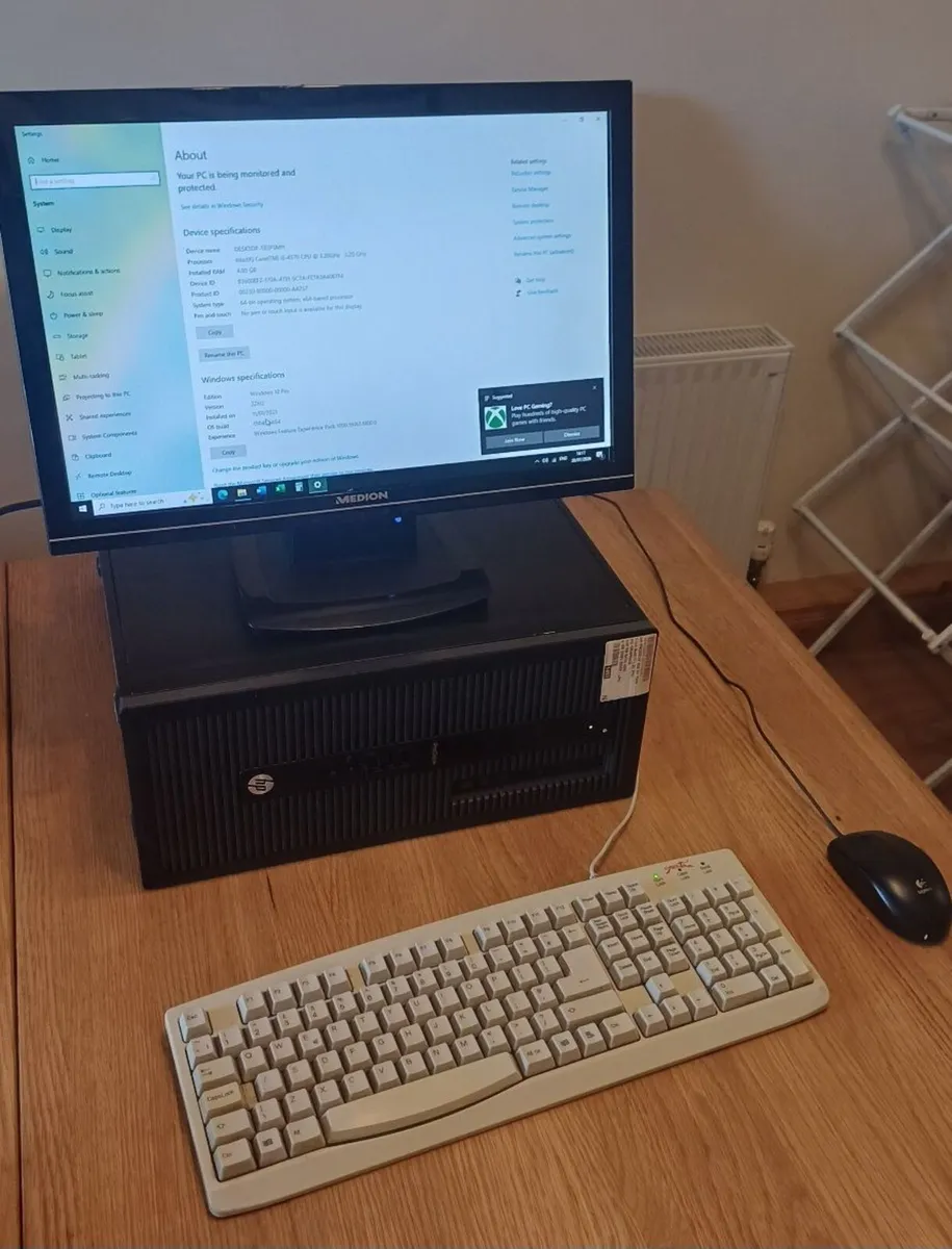 HP Prodesk 600 desktop PC i5, 500 GB Window 10 Pro - Image 2