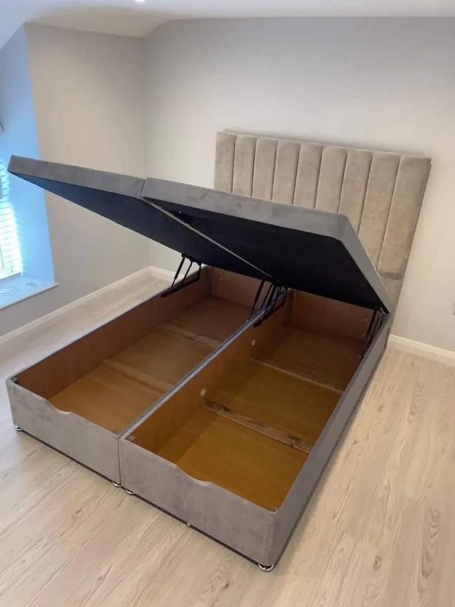 Divan Ottoman Base Bed With Mattress - Image 1