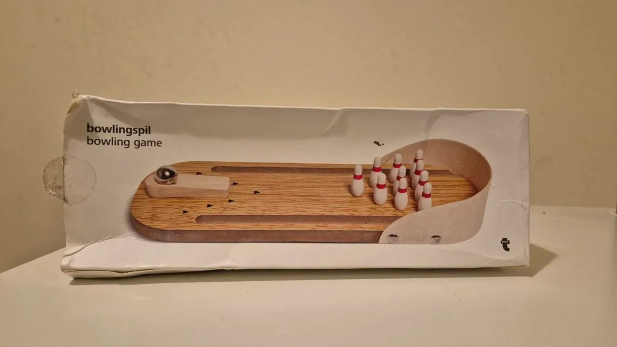 Desktop Bowling Mini Tabletop Game Set - Image 1