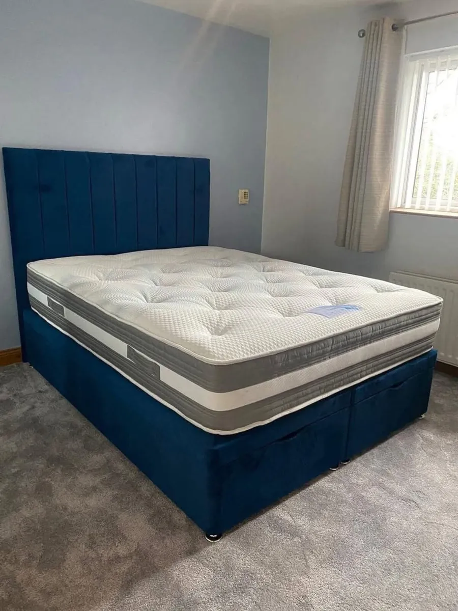 Divan Ottoman Base Bed With Mattress - Image 2