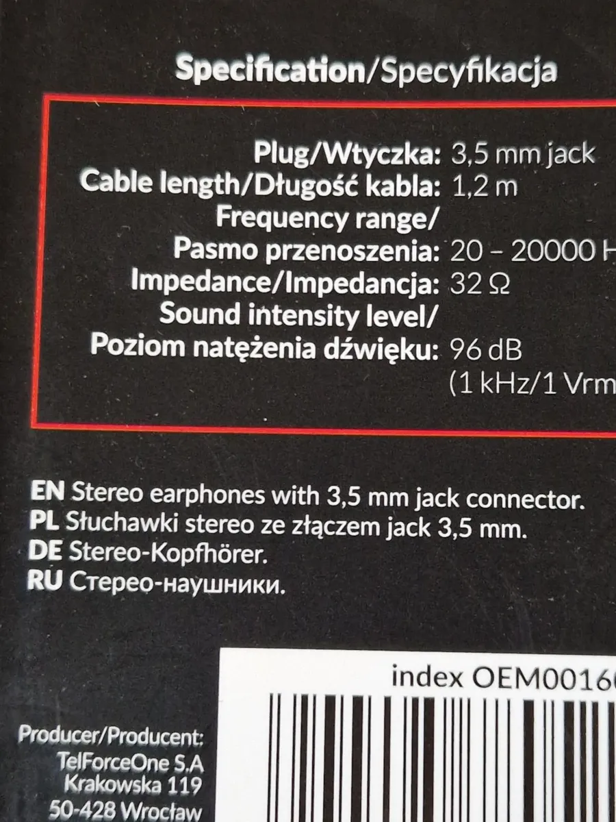 NEW Maxlife Wired Earphones MXEP-01 jack 3.5mm - Image 2