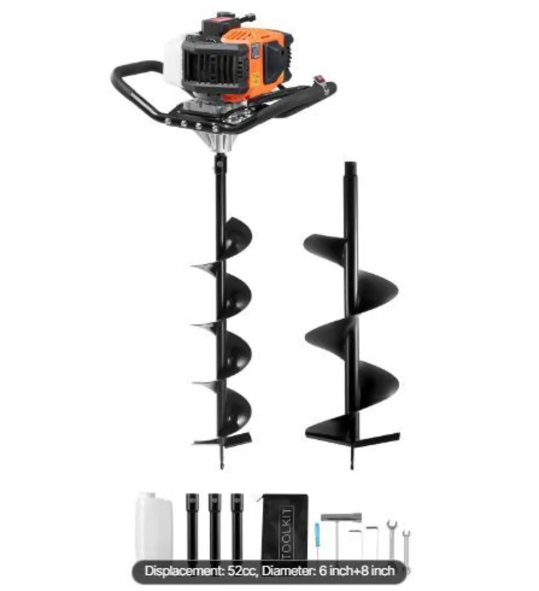 Post Hole Digger Gas Powered, 52CC 1450W - Image 1