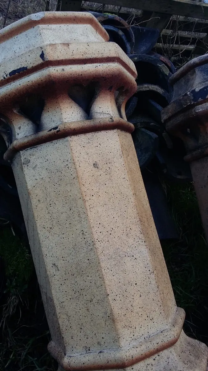 Bangor blue slate chimneypot roof floor ridge tile - Image 3