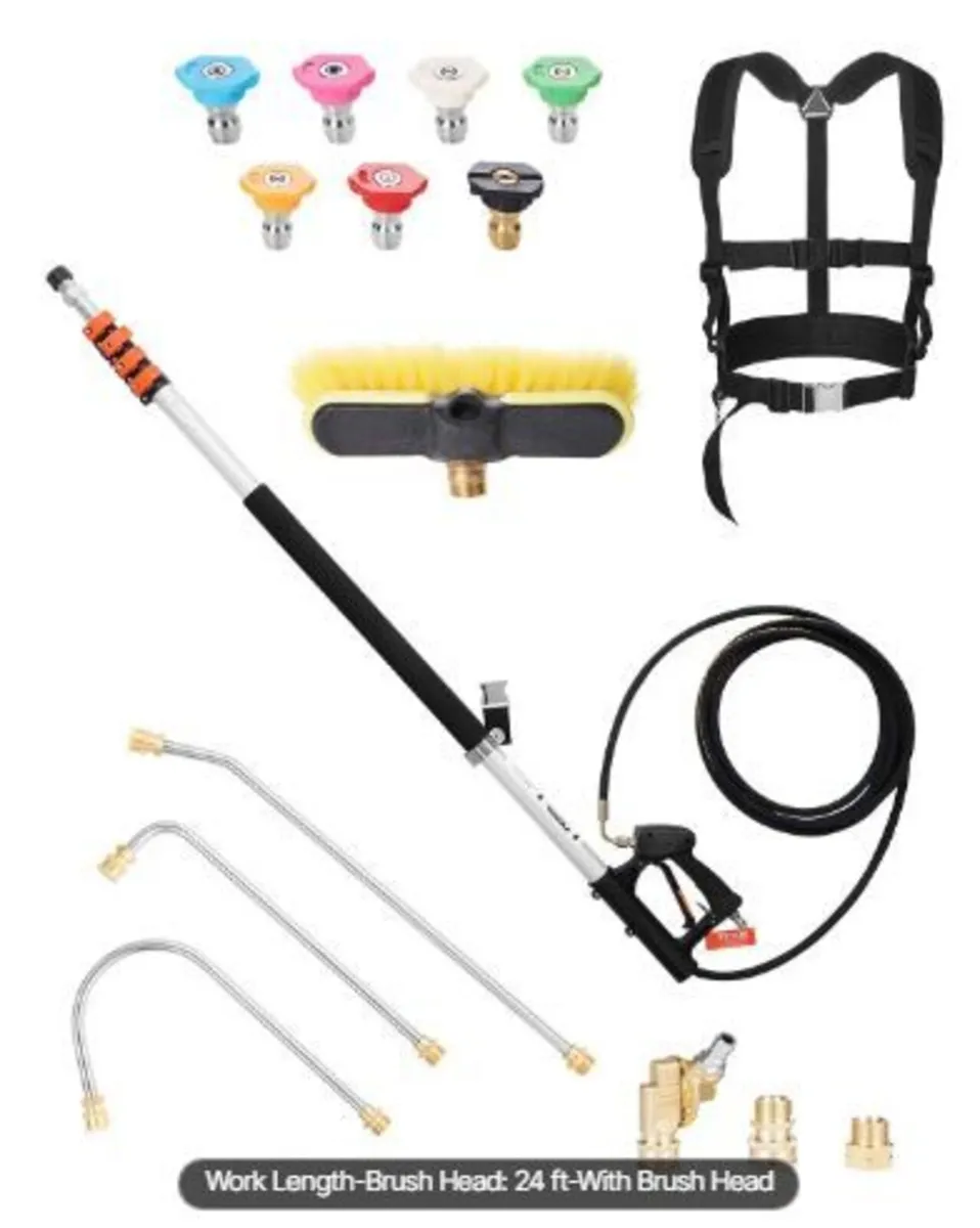 Pressure Washer Telescoping Wand, 24 ft - Image 4
