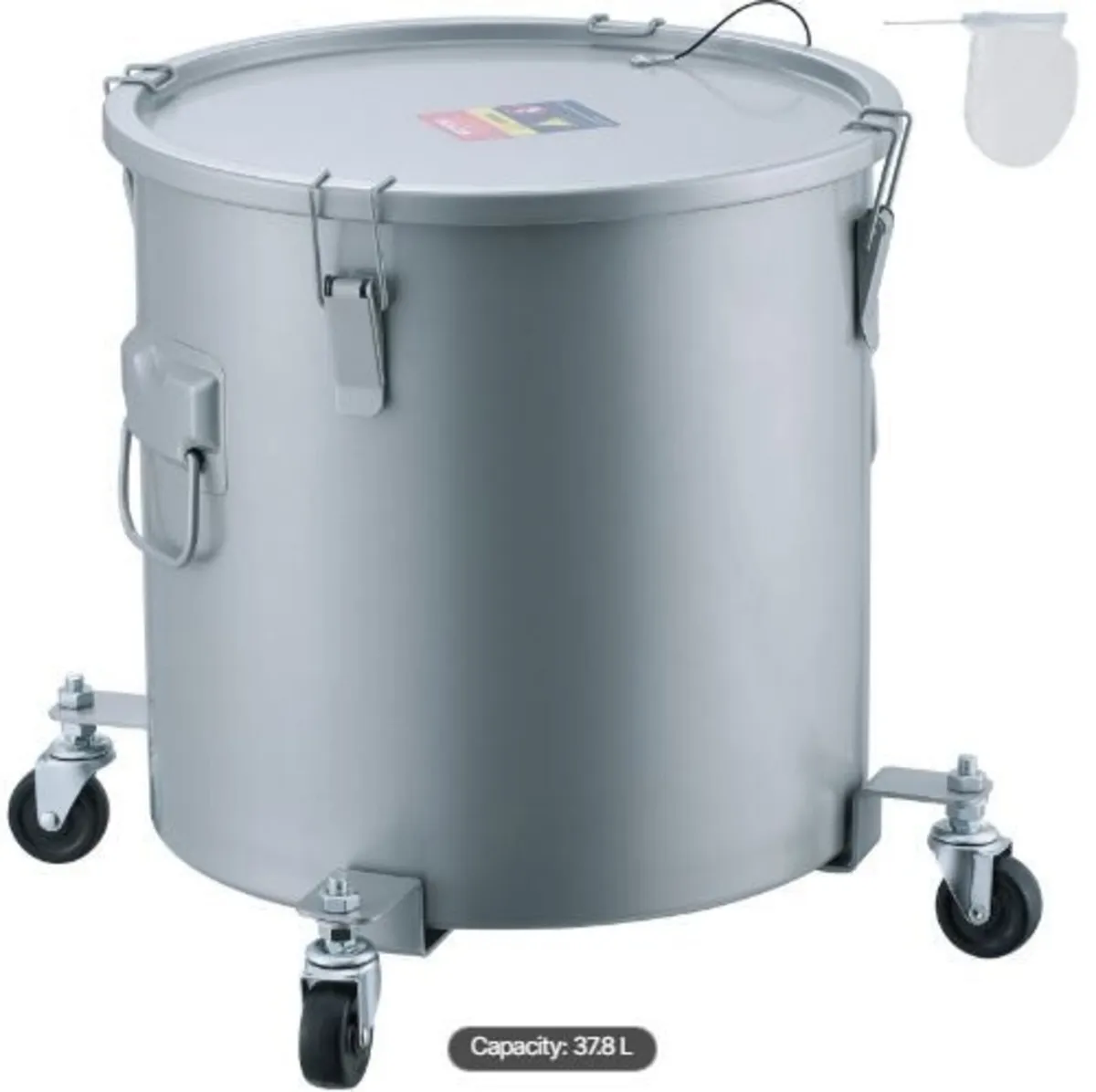 Fryer Grease Bucket, 10 Gal Oil Disposal - Image 4