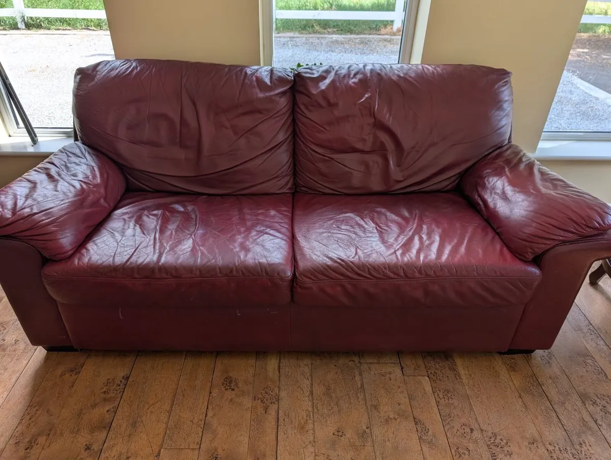 Leather Sofa - Image 1