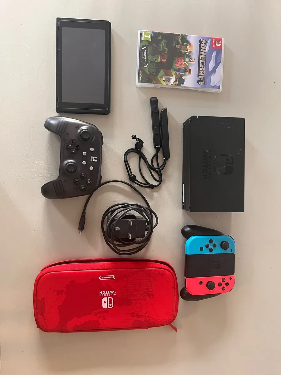 Nintendo Switch WITH Minecraft for Switch game - Image 1