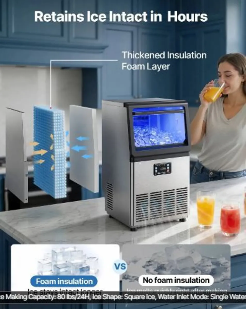 Commercial Ice Maker Machine, 36 kg/24h - Image 4