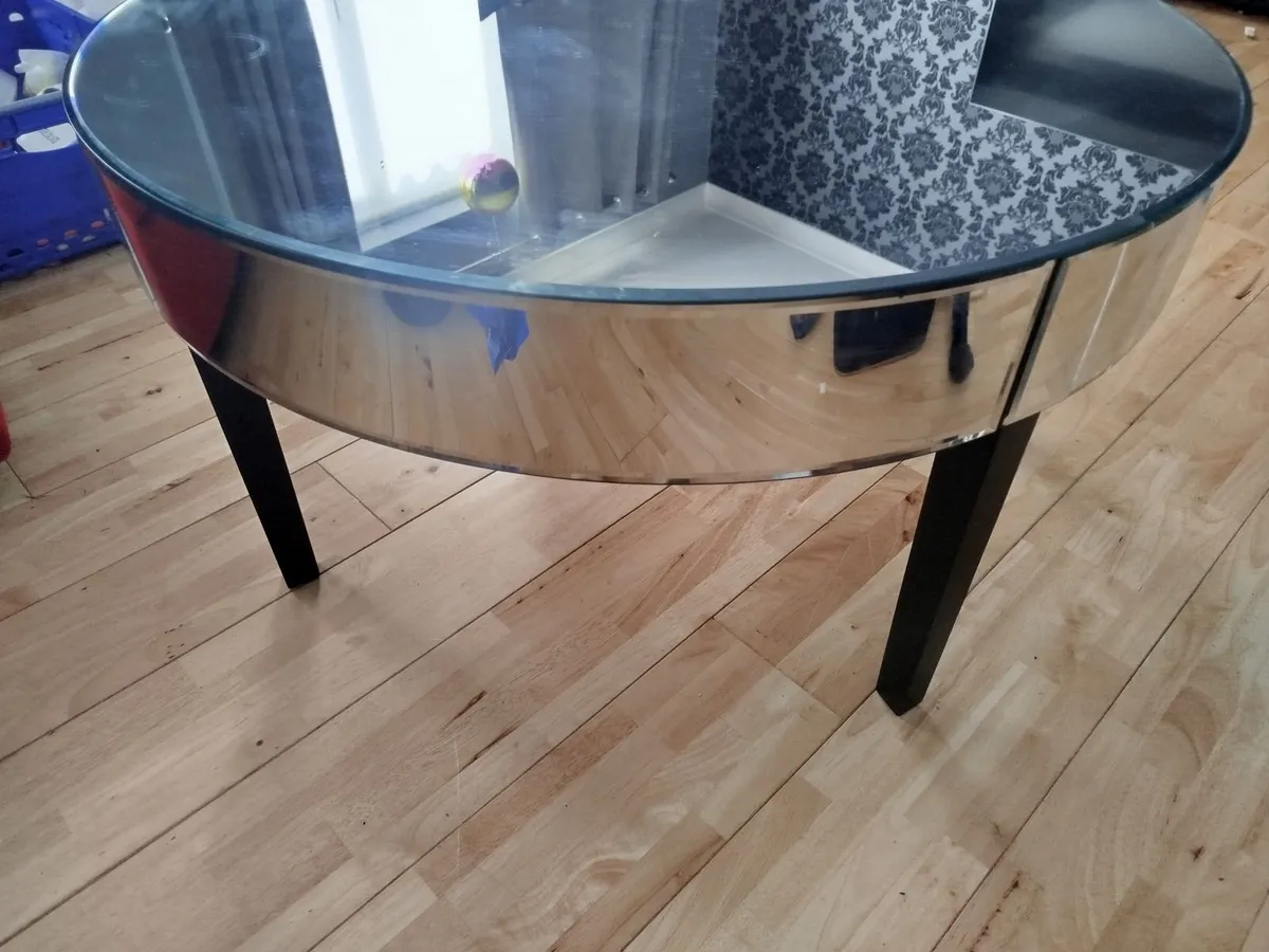 Laura Ashley Mirrored Coffee Table - Image 1