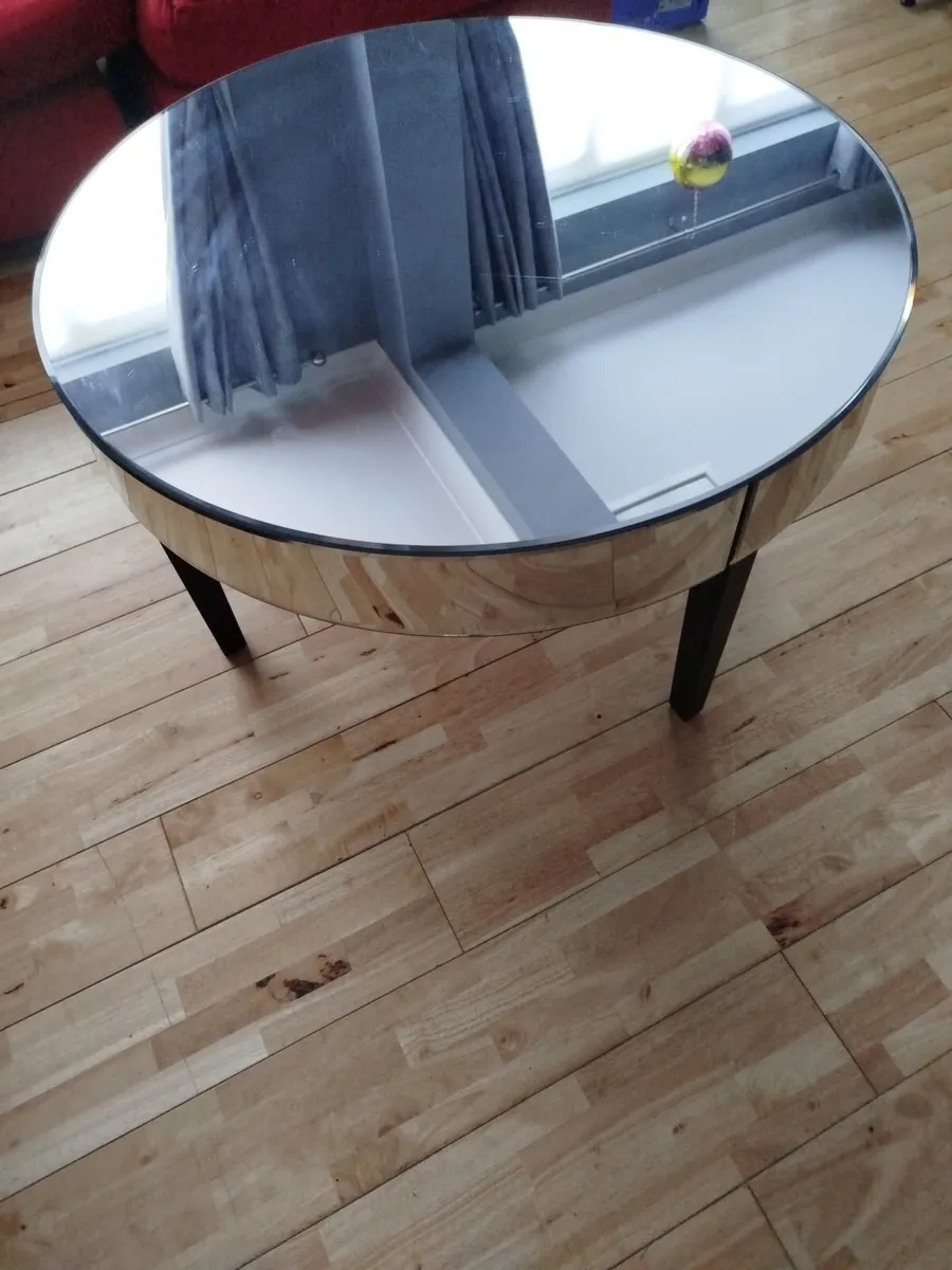 Laura Ashley Mirrored Coffee Table - Image 2