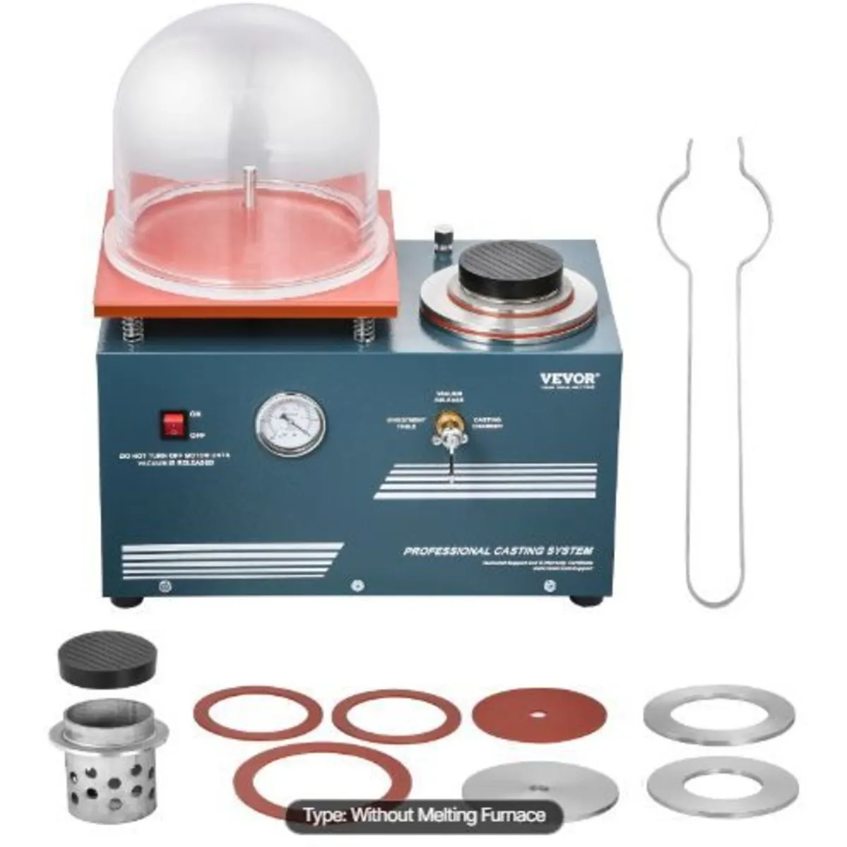 Vacuum Investing Casting Machine, 290W Power - Image 1
