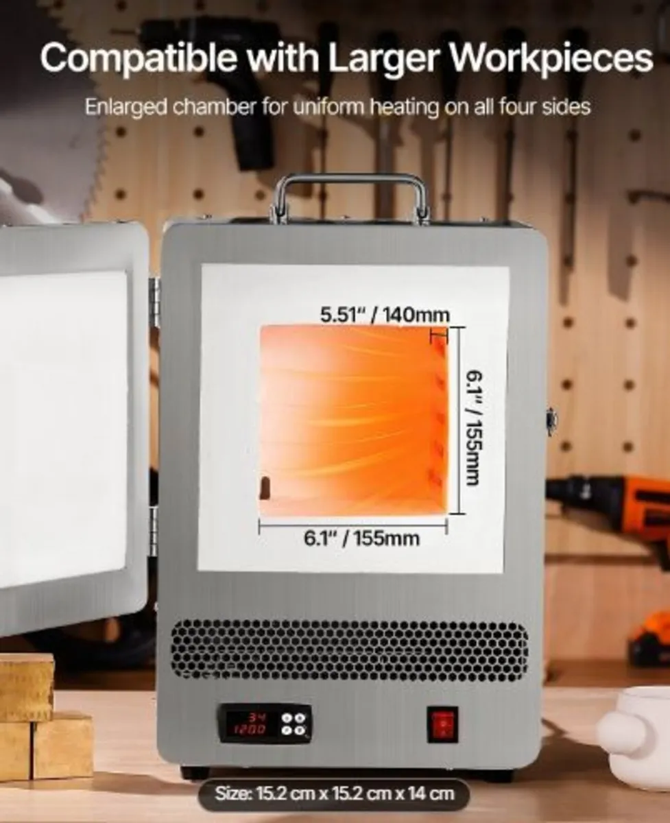 Tabletop Kiln Melter, 1500W Powerful - Image 3
