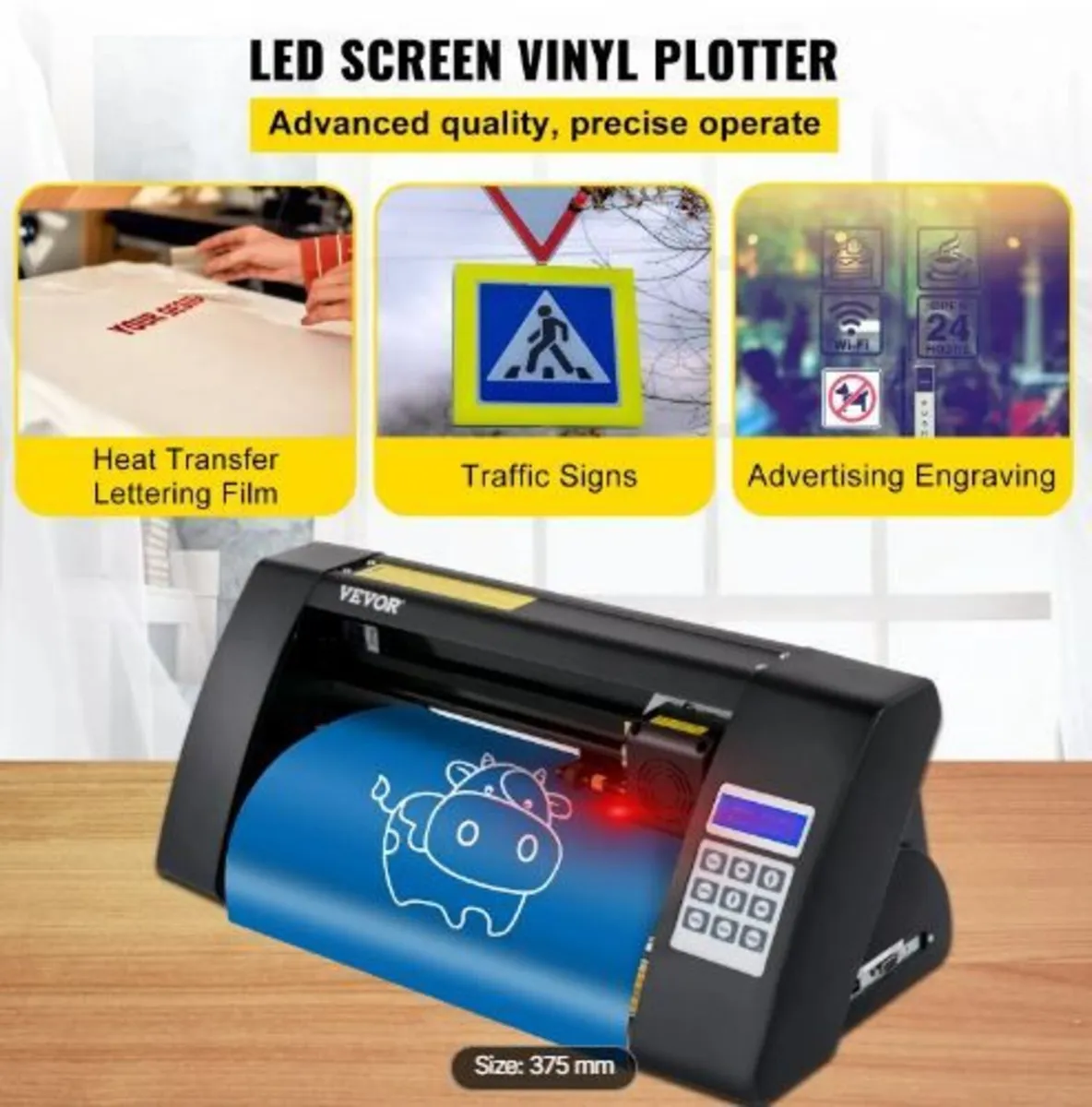 Vinyl Cutter, 375mm Vinyl Plotter - Image 3