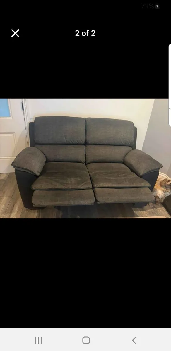 2 seater recliner - Image 2