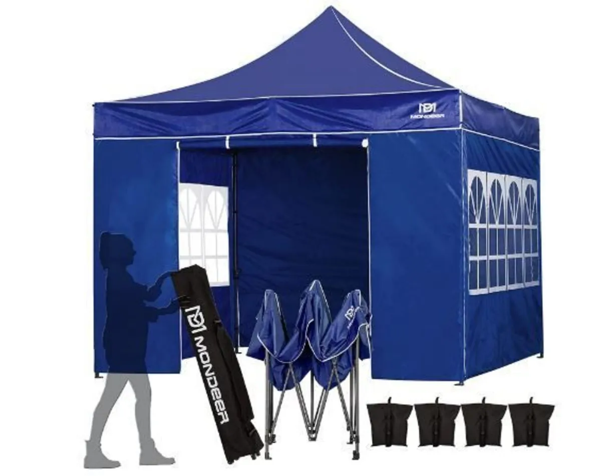 3x3m Folding Gazebo with Steel Frame - Image 3